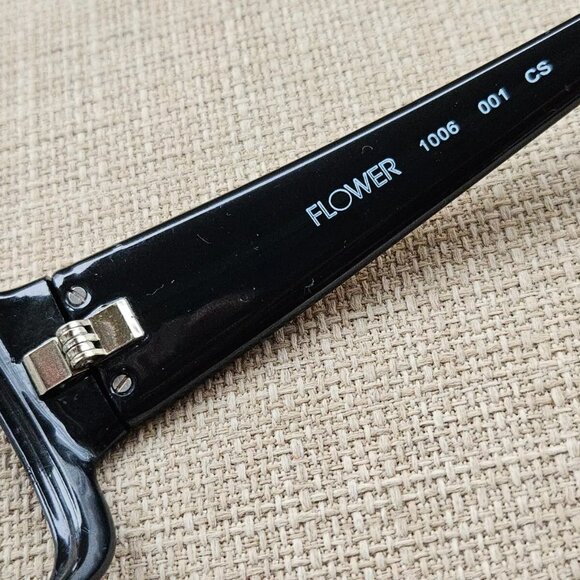 Flower Women Eyeglasses/Sunglasses Frame Black Glasses 57[]17 135 Frame - Picture 11 of 11